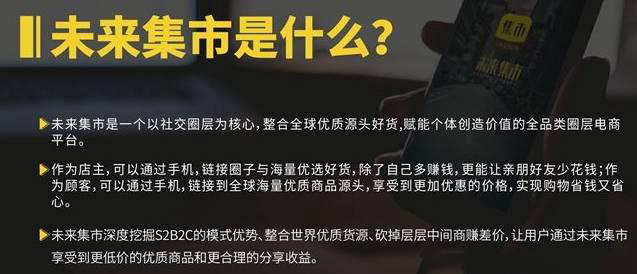 未來集市有未來嗎？項目能不能做？