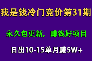 我是錢第31期網(wǎng)授課程網(wǎng)授課百度冷門競價，日出10-15單，月賺5w+（完結）