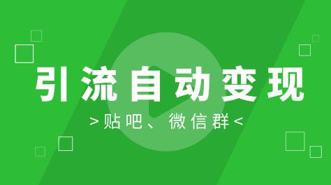 勝子《引流自動(dòng)變現(xiàn)》特訓(xùn)營(yíng)：微信群引流1.0和新手貼吧引流1.0【視頻課程】