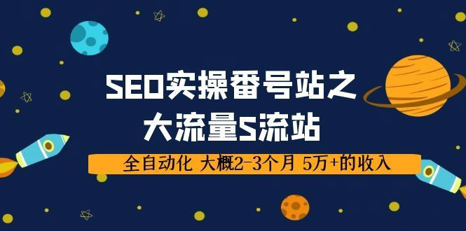 SEO實(shí)操番號站之大流量S流站，全自動化 大概2-3個月 5萬+的收入